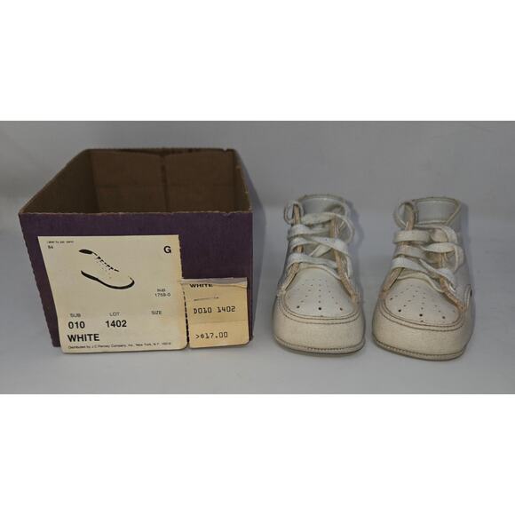 Vintage Baby Toddler Boy Shoe Lot of 5 Pairs Sneakers Booties Sizes 1-6 1980s - Picture 8 of 16